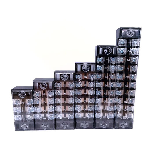 Vollständige Reihe von TB-Terminals 15A25A45A Fixed Terminal Board Distribution Box Stecker Eisen Teile Kupferteile TB-1506 (100 Stück/Packung) Eisenteile