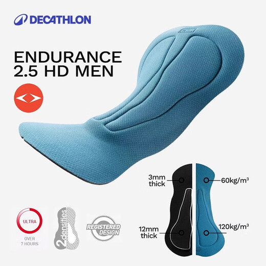 Decathlon Cycling Pants Double Arrow Cycling Bib Shorts Sweat-Absorbent Breathable Road Cycling Cycling Pants-5449874