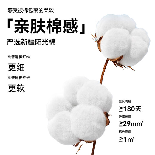 
FitonTon men's underwear men's pure cotton 10A antibacterial crotch men's underwear loose breathable boxer shorts boxer shorts boxer 3 strips XL