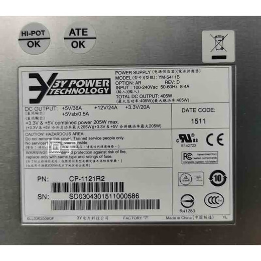 Оригинал 3Y YM-5411B 9274CPSU-0010 CP-1121R2 Дисковый массив