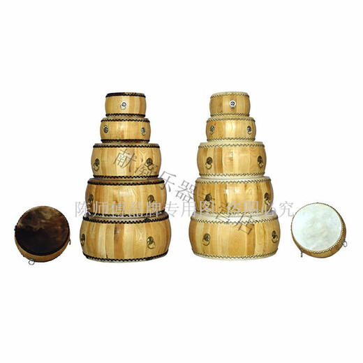 陈师傅黄牛皮大鼓白茬堂鼓成人锣鼓节奏扁鼓道士手鼓儿童小鼓椿木牛皮鼓 黄牛皮鼓面 6寸锣鼓+鼓棒