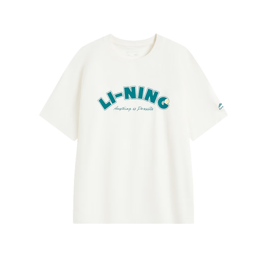 Li Ning (lining) [Jinlang Sports] Men's sports inspiration ice-sensing comfortable moisture-absorbing and sweating short-sleeved cultural shirt AHSV683-1 picture M