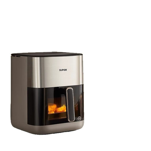 Supor air fryer fryer household large-capacity visual oven integrated new electric fryer 60Y883 6L white mechanical + visual window 23cm