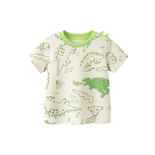 Mini Bala boys short-sleeved T-shirt summer children's style non-sweat-friendly top pure cotton quick-drying