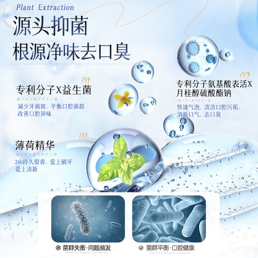 维特丝美亮白牙膏口臭去黄去牙渍去烟渍牙垢护龈清新口气热销金榜第一名