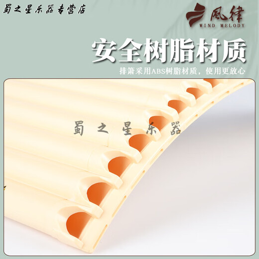 时笙26管排箫易学排笛初学者小学生教学成人儿童入门弧形演奏 26管演奏款象牙白