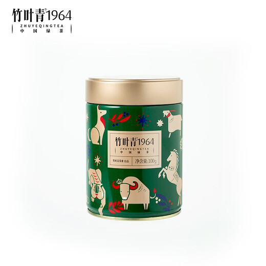 竹叶青1964绿茶 峨眉山一级100g 罐装囤货2025新茶自己喝16001