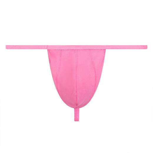 Men's Thong pure cotton men's Thong narrow-edge low-waist sexy and fun pure lust style special spicy underwear red + rose red + pink 2XL 150-175Jin Jin equals 0.5 kg