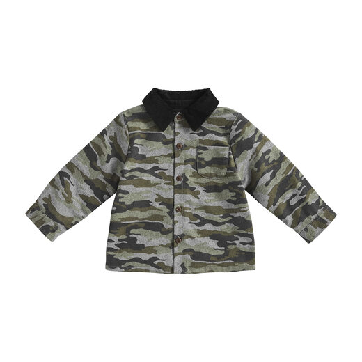Mud Pie Baby Boys Camo Jacket, Camo Camo 4-5T