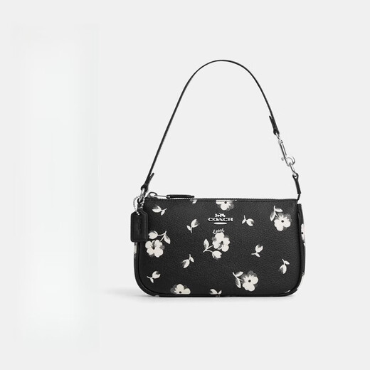 Coach (Coach) Frauen Mahjong-Tasche Nolita Serie Modetasche ABERARM Handgelenk Bag Black-Print CP476 SVA47