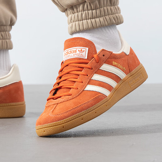 阿迪达斯（adidas）三叶草2025夏季spezial德训鞋复古运动鞋男女同款红t头 IG6191 35.5