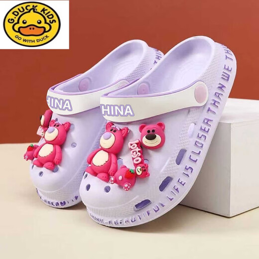 G.DuckKids Hole Chaussures Les pantoufles pour enfants Sandales Sandals Girls non-glipt été 2025 OURS OURS NOUVEAU STYLE MÉDEMANS LA PLANCHES CHAPEURS LECT