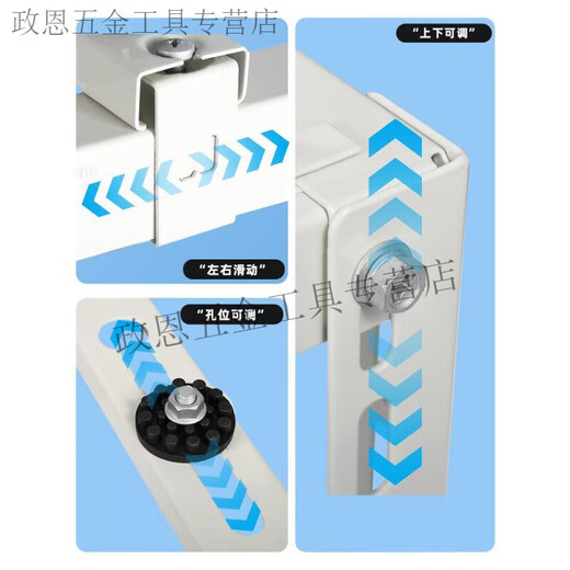 Pupan air conditioner outdoor unit bracket accessories save space, floor-standing double-layer stacked shock-proof, shock-proof and noise-reducing shelf 3p XE-C1-800*800*4001 hp