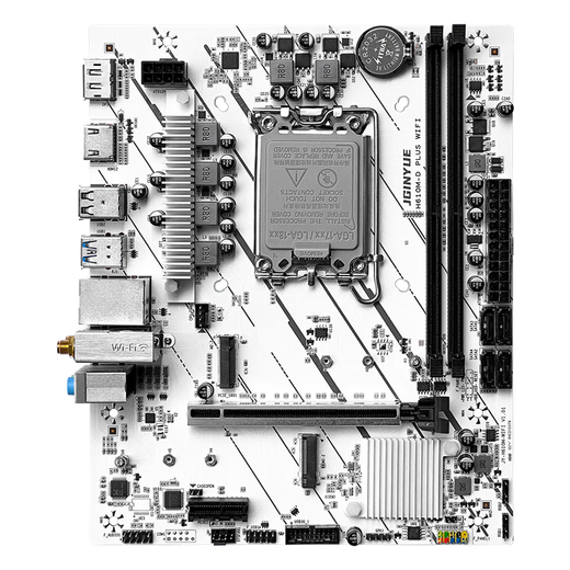 Jingyue H610m-D plus WiFi Motherboard DDR4 MEMORE ARGB Desktop Computer Gaming Motherboard Core 12100F/12400F/13400F H610/LGA 1700