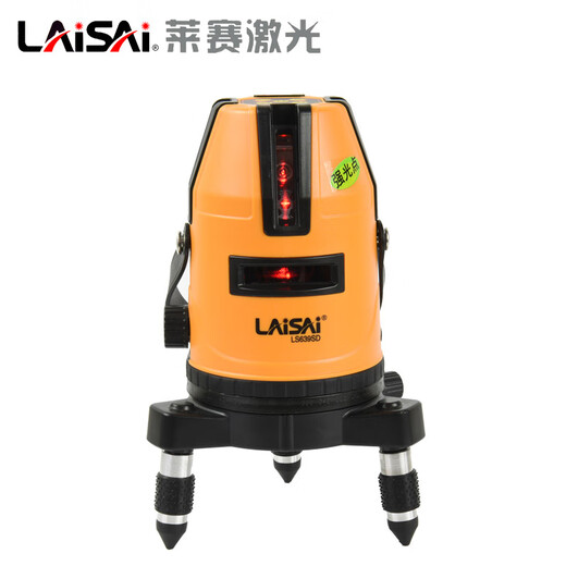 LAISE LASER NIVEL 2 alambres de 3 hilos 5 hilos de alta precisión Nivel de línea automática Medidor Láser Proyecto 686 Glue de luz roja de 5 hilos LS625 Configuración estándar