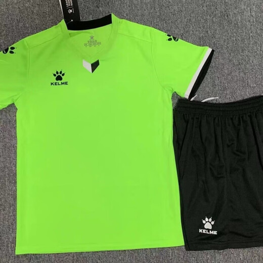 
KELME (KELME) 2025 new jersey football team uniform short-sleeved men and women quick-drying breathable football uniform set printing competition uniform customization 1048-white 3XS recommended height 115-125