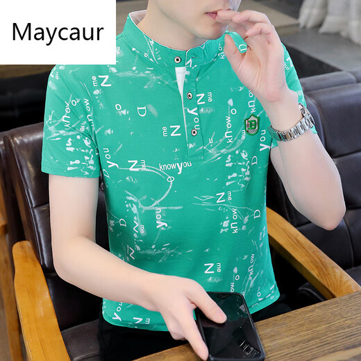 Maycaur 2025 Новый летний летняя мужская футболка для футболки с коротки