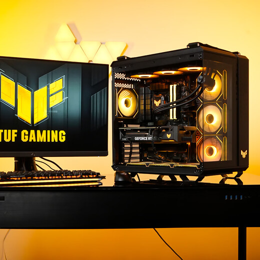 ASUS TUF family bucket 9800X3D/9950X3D/14900KF/14600KF+5090D/5080/5070ti/5060Ti computer game desktop assembly computer host configuration five R7-9800X3D+RTX5080