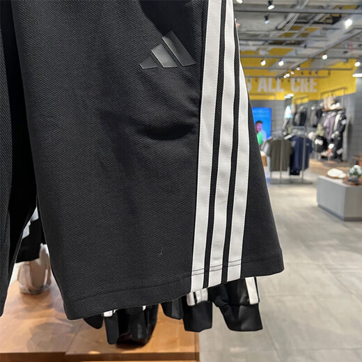 阿迪达斯 （adidas）短裤男裤夏季新款五分裤跑步健身裤子训练透气休闲裤运动裤 KC3897/黑色 S