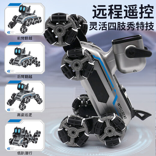 Cojump de octavo truco Gestro Sensing mecánico de perros Mecánicos Deformación Electric Electric Remote Control de juguetes Regalo de cumpleaños para perros para niños