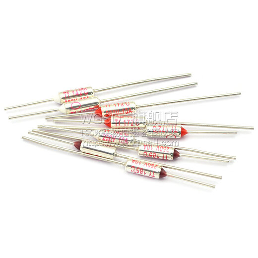 Dafuri rice cooker temperature fuse fuse fuse accessories TF protection temperature control 185 degrees 10A 250V TF thermal protection RY-192 degrees 10A 250V (5 pieces)