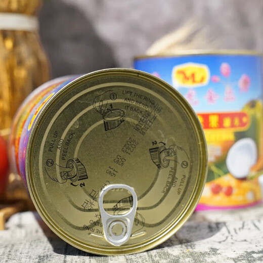 猛龙热带杂果罐头批发水果混合罐头披萨专用烘焙铁罐什锦水果罐头 猛龙杂果罐头825g2罐 罐体轻薄会变形介意慎拍