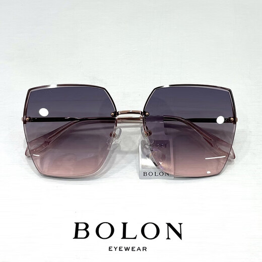 Tyrannosaurus Bolon25 Brille Frauen Schmetterling BL7170 Rahmenlose Sonnenbrille Mode und personalisierte Schönheitsspiegel BL7170-A35 Grau Full Color