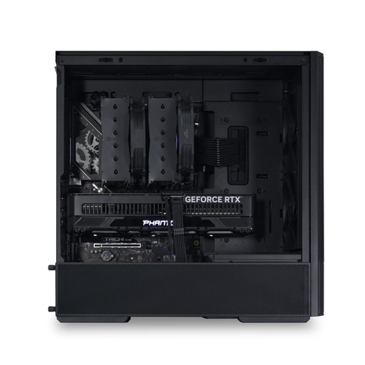 LIANLI联力鬼斧207D屏显版电脑机箱 黑色 ATX/玻璃侧透/支持360水冷/预置4把风扇/6吋LCD屏