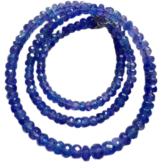 Feiyu Large Grain Tanzanite Faceted Necklace Bracelet Women's Bracelet Anklet Natural Unoptimized 2.8-3mm Sparkling 4.7 6.3mm Necklace