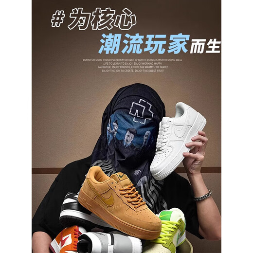 ZLZP classic sneakers for men Air Force One 2025 autumn new aj thick sole heightening casual shoes fashion sports shoes for men black and white diamonds full of stars flagship quality + SF Express 42