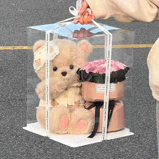 Yunya Plush Bear Doll Bouquet Regalo Regalo Muñeco Muñecas Muñecas de regalo Regalos Regalos Nicho de cumpleaños de alta gama Regalos de cumpleaños para el día de San Valentín chino