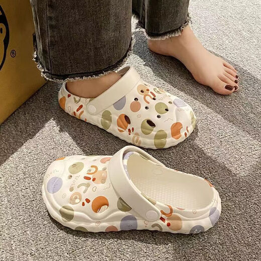 欣怡卉（XINYIHUI）【3291人收藏】新款洞洞鞋女款夏季外穿可爱高颜值高品质包头沙滩 草莓兔-高品质升级版 38-39 (偏小1-2码)