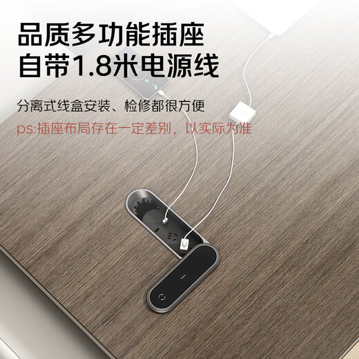 Boss desk light luxury high-end business chairman's office office furniture combination set president desk 2.0 meters double cabinet boss desk