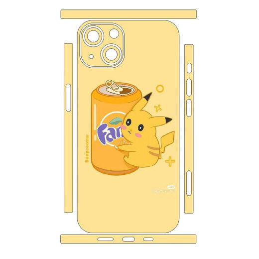 Jiwangma подходит для iPhone13Mini Mobile Phone Back Case Back Film Apple 12promax Cartoon Calction Colust Color Film 14134 iPhone13mini