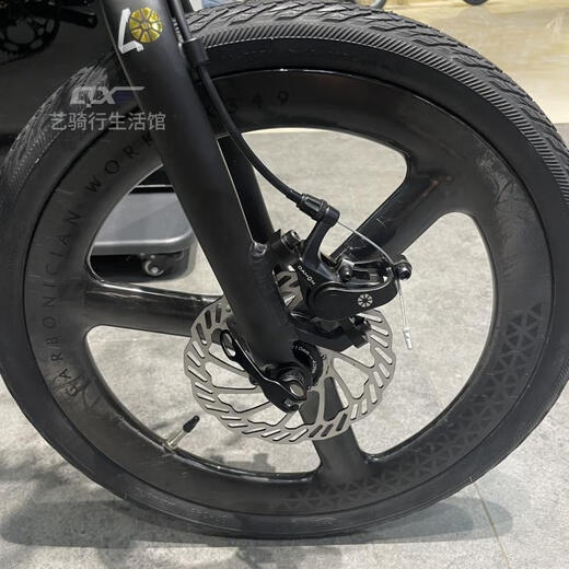 仁聚益k3plus349轮组kaa693k3plusmini内折头管前后碟刹 封闭轮 K3PLUSMINI 黑金 16英寸