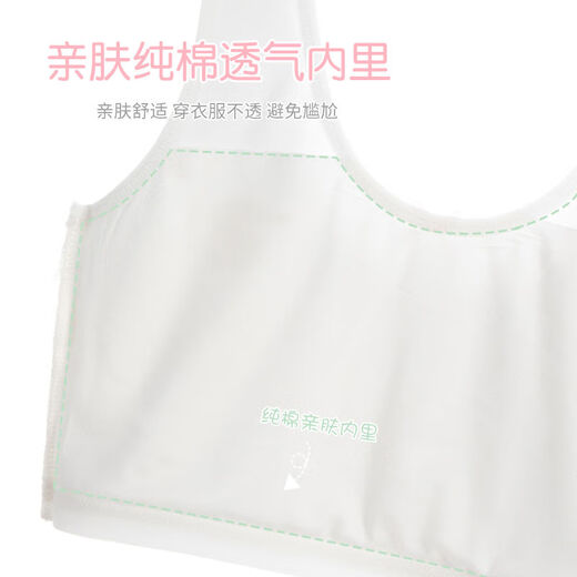 Tingguagua Girls Underwear Rear's Underwear Desarrollo de la ropa interior de la escuela primaria VEST 9 años 12-10 Girls sujetador de algodón Etapa de algodón
