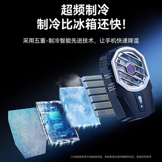 Funre Mobile Phone Radiator полупроводниковые охлаждающие охлаждающие охлаждение охлаждение задняя зажимная скорлупа вентилятор охлаждение куриное питание артефакт водяной охлаждение, подходящее для Apple 16 Huawei 15 беспроводной жидкий охлаждающий вентилятор Горячий пластинка Необходимо подключить 丨 1200 мАч батареи 丨 Амбиент.