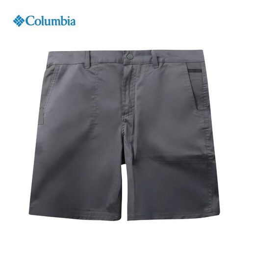 哥伦比亚（Columbia）25春夏新款户外五分裤男轻薄休闲短裤AE9793 AE9793-011黑灰色 38