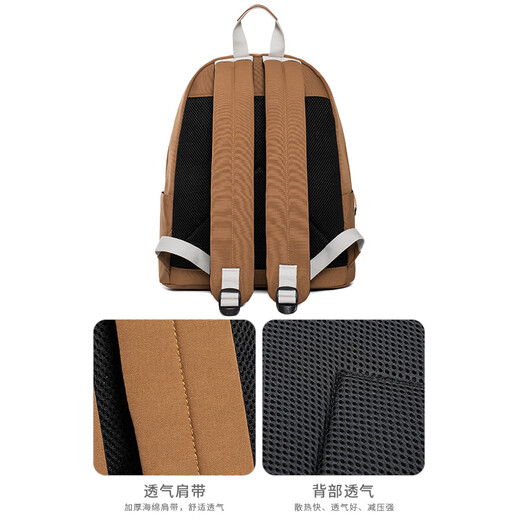 Forever Cultorateforever Maillard Schoolbag Female College Student Nischen Design Outdoor Rucksack 2023 Neue Style Rucksack Männer Grau #9227