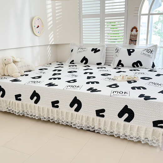 Yalu Cotton Tatami Spezialbettbedeckung für vier Jahreszeiten Universal Kang Cover reine Baumwolle ländlich groß Kang Single Anti-Slip Earth Kang-Abdeckung kann k693 (2 Meter + SAG 40 cm)*3,6 Meter angepasst werden