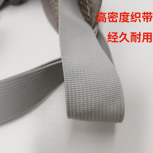 Zailu children's safety belt, men's and women's electric car belt, adjustable child straps, electric car baby anti-fall travel carrier, gray Kuromi flashing light upgraded version