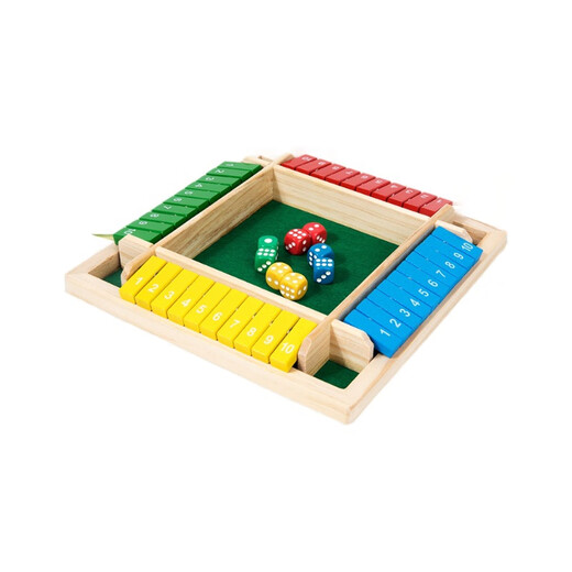 Guanbo Master Digital Flop Children's's Toys Game de conseil à quatre côtés Game de consommation de jeux d'accessoires de fête et de divertissement 1 à 12 produits de nouveaux produits de grande taille de boisson 17.8x30x3.4