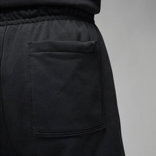Nike shorts pantalons masculins pantalons de sport à la mode lâche confortable pantalon décontracté à cinq points dx9717-045 / noir 2xl