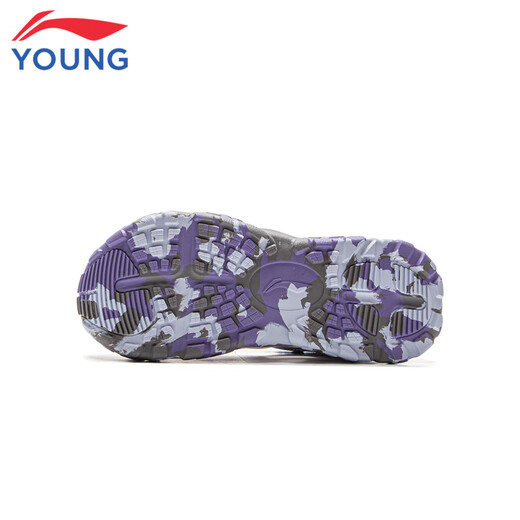 Li Ning children's shoes, children's sandals, men's and women's reflective shock-absorbing rebound outdoor sports shoes 33YKEV016-8