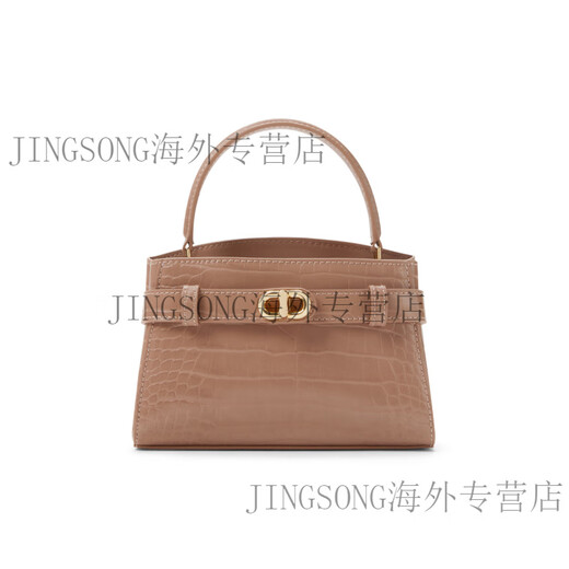 Calvin Klein小ck 夏新晚宴派对年会 鳄鱼纹凯莉包 PU 斜挎手提包 小号 女款 Ivory象牙色 基础装(包)