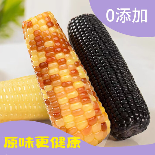 
Northeast Selected Sweet and Glutinous Corn Yellow Glutinous Flower Glutinous Black Glutinous White Glutinous Vacuum Lock Fresh Black Corn Sticky Corn Corn Corn Yellow Glutinous Corn 3 Bars (600-690g)