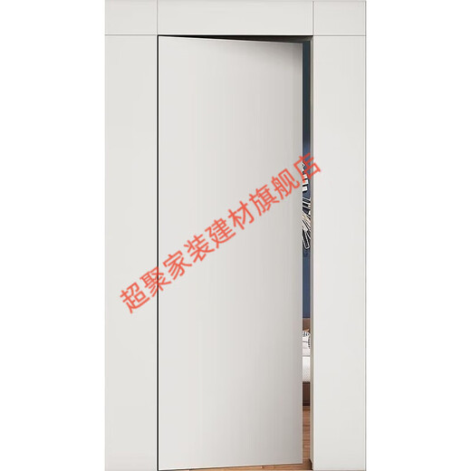 Meikejie door secret door, bathroom storage room, solid wood composite TV background wall, living room room hidden door customization, main picture, please contact customer service for customization