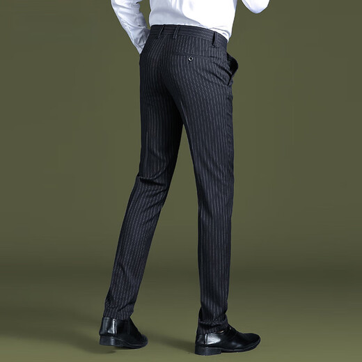 Gy Goldlion Striped Pants pour le nouveau pantalon Slim Slim Slim Slim Stretch Summer Business Business Casual Pantal