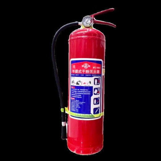 西安手提式干粉灭火器MFZABC12358kg国标4公斤消防器材商用工厂家 R13-2KG+挂架日期2024.12月
