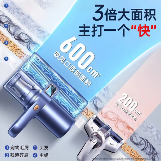 Ruiwu 100% positive reviews | Mother and baby deep mite removal, bed mite removal instrument, bed high temperature sterilization vacuum cleaner all-in-one household mite removal ultrasonic high suction three-in-one bed treasure artifact